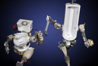FC01 Toiletbots 1/12 scale