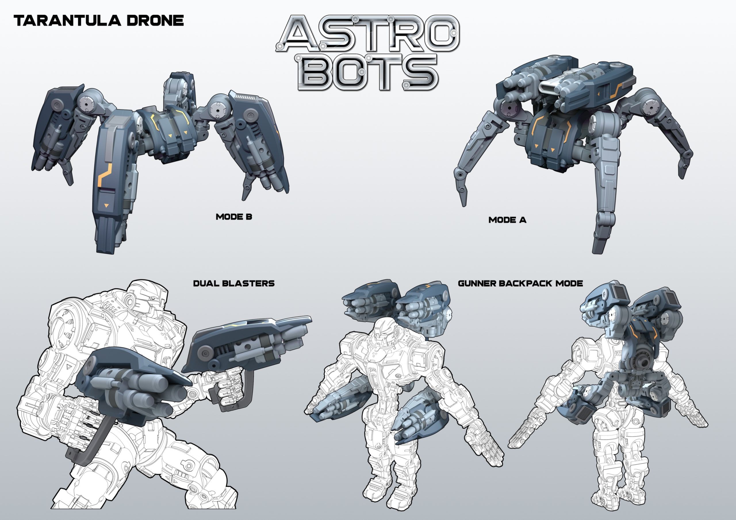 Astrobots A03 Tarantula & Wasp 2pack 1/12 scale - Image 10